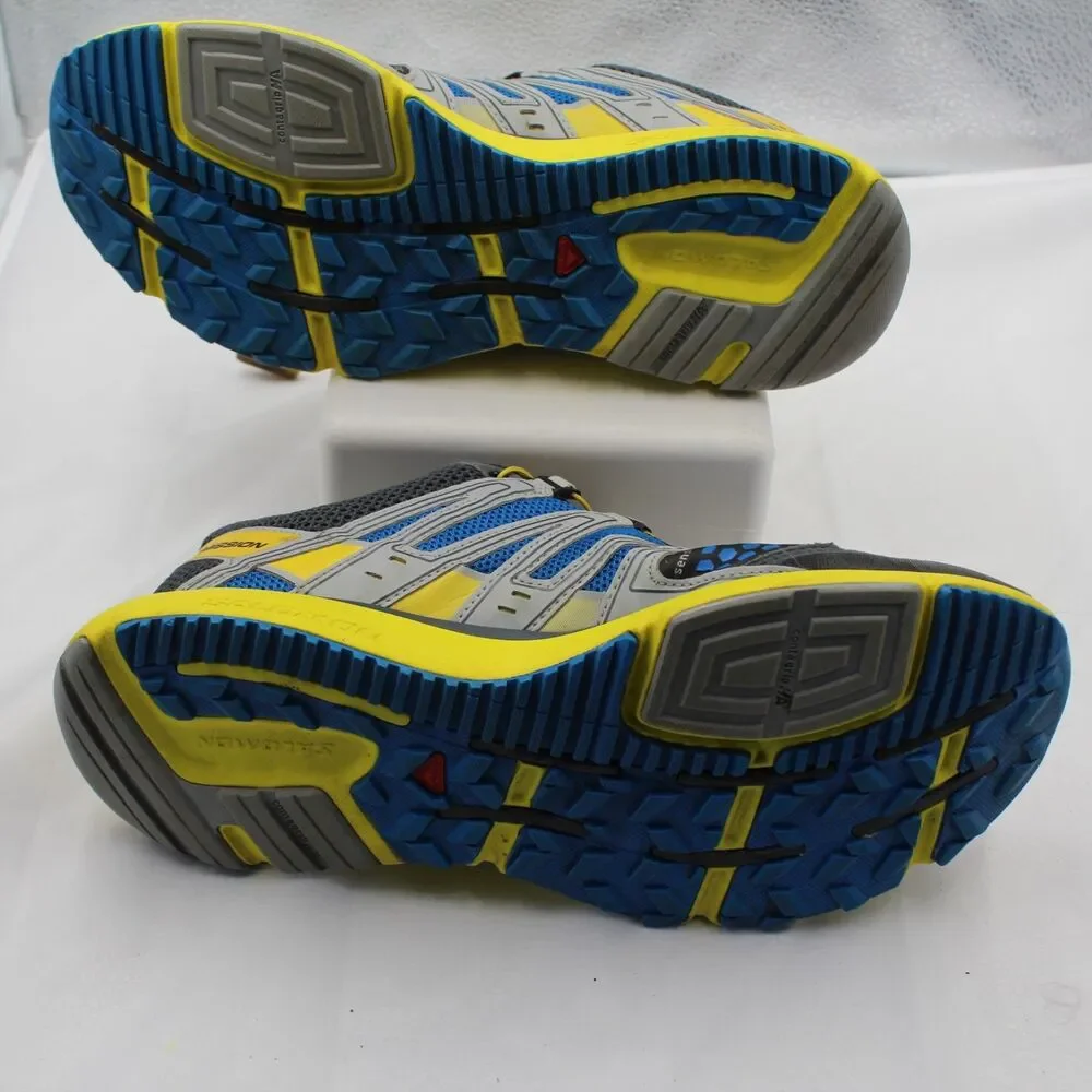 Salomon Men's XR Mission Trail Running Shoes Size 11 - Blue/Yellow